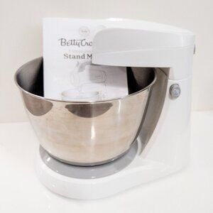 Betty Crocker 7 Speed Mixer Bowl + Stand Compatible w/ BC-4208W Handheld Mixer